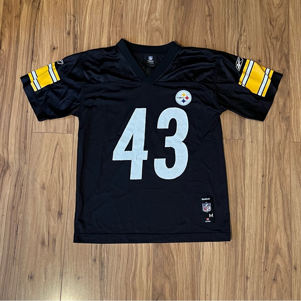 Reebok NFL Team Apparel Pittsburgh Steelers Jersey Troy Polamalu Medium 10-12